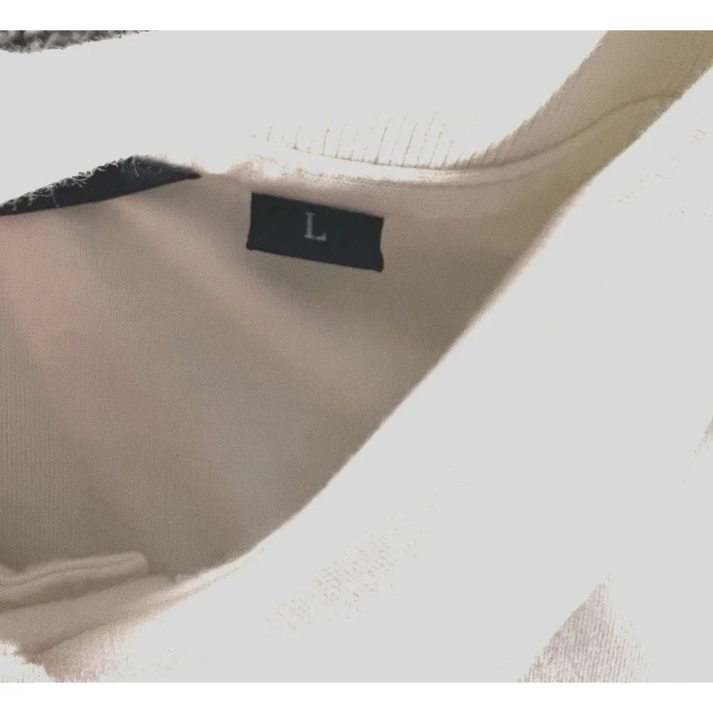 Polo Golf Ralph Lauren‎ Mens L Long Sleeve Polo Shirt White Crest Logo Classic